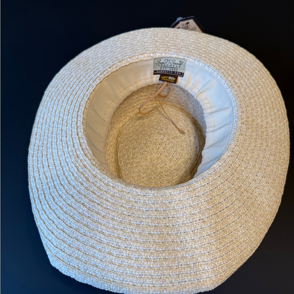 Elegant Cream Straw Hat - Picture 4 of 4